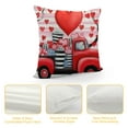 thumbnail image 4 of ARISTURING  Valentines Pillow Covers Red Dwarfs Truck Valentines Decorative Pillows Stripe Valentines Wedding Anniversary Holiday Home Throw Pillow Cases Decoration for Sofa Couch, 4 of 5