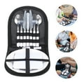 thumbnail image 2 of 1 Ensemble de Couverts de Camping Extérieur Vaisselle Portable Cuillère Fourchette en Acier Inoxydable Kit de Coupe, 2 of 9