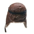 thumbnail image 3 of Winter Pilot Beanie with Goggle Strap Outdoor Windproof and Warm Faux Fur Earflap Hat, 3 of 6