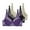 Purple, variant on Fatuov Women's Lace Underwire Bra Push Up Comfort Bra for Running, Supportive Solid Color Full Coverage Lightly Lined Bra 3-Pack, 38B, Blue