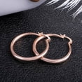 thumbnail image 4 of Stylish 18K Gold Plated Huggie Hoop Earrings for Women - Perfect for Parties and Holidays, 4 of 5
