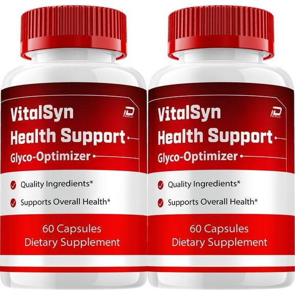 Vitalsyn Capsules – Vitalsin All Natural Glycogen Support, 2 Pack, 120 Capsules