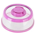 thumbnail image 3 of Tight Food Container Plate Platter Lid, Vacuum Food Plate Cover Durable BPA-Free Vacuum Food Sealer Lid Reusable Lightweight  For Restaurant For Kitchen Purple, 3 of 8