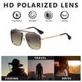 thumbnail image 4 of Gafas de sol coloridas con montura grande, gafas de moda, gafas de sol de moda, hechas de PC y metal, 4 of 5