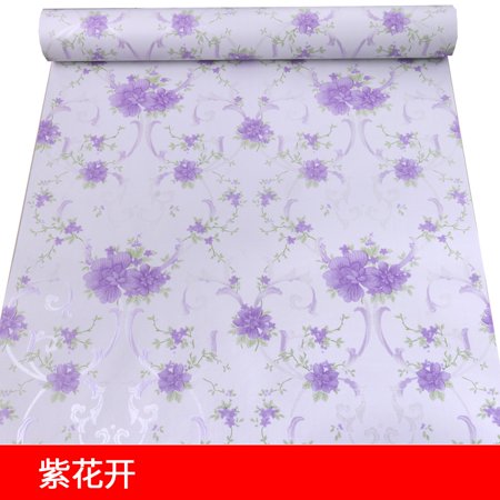 Namzi-b Fashion Personality Simple Thickened Self Adhesive Wallpaper Cabinet Desk Stickers Home Kitchen Decoration Wallpaper (Purple)