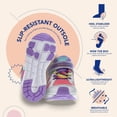 thumbnail image 5 of TSUKIHOSHI RAINBOW Kids Shoes - Strap-Closure Machine-Washable Kids Sneakers with Wide Toe Box and Slip-Resistant, Non-Marking Outsoles, Silver/Lavender -13.5 Little Kid 4-8 Years, 5 of 6