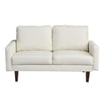 thumbnail image 2 of Hybition Faux Leather Loveseat Modern Sofa for Living Room/Office-Beige, 2 of 9