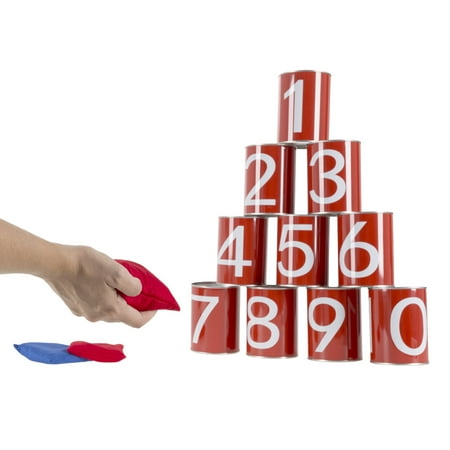 Hey! Play! - Carnival Games for Kids, Bean Bag Can Toss Outdoor Game