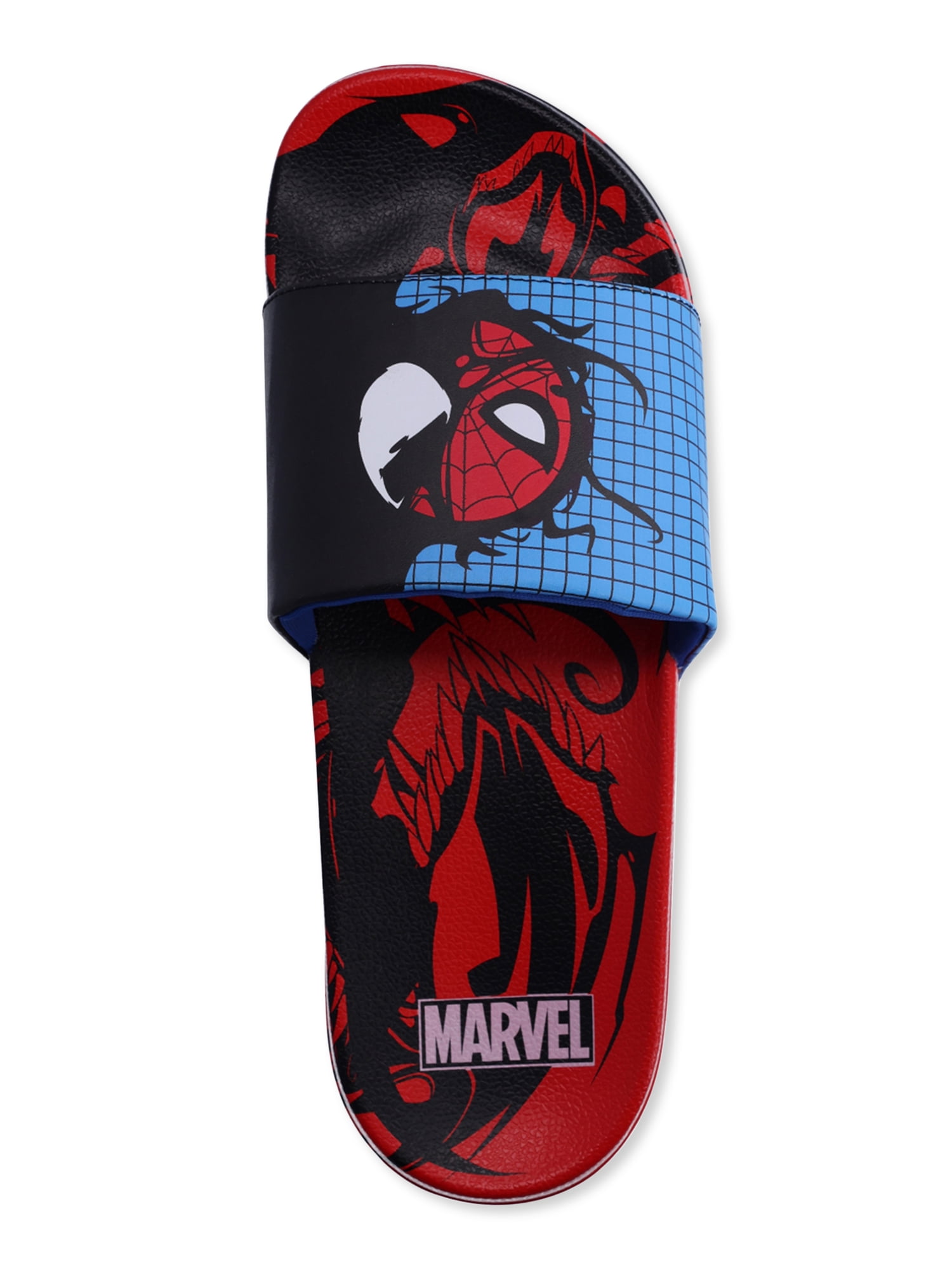 Marvel Spider Man 3-D Marvel print Slide Slipper Shoe Size Mens US 7 EU 39/40