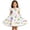Z13-White, variant on LILIYA Little Girls A-Line Dress Back to School School Cartoon Print Dress Floral Dress Cute Flutter Sleeve Lightweight Casual Summer Outfits Party Dress for Girls 1st 2nd 3rd Grade