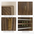 thumbnail image 7 of HIUU Small Walnut sideboard Buffet cabinet,Carved Sideboard,Small Accent Cabinet,Wood Credenza with Adjustable shelves,For Living Room, Entryway, Hallway, Office, Kitchen and Dining Room, 7 of 7