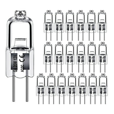 

40PCS 12V 20W Halogen Lamp 12V Bulb Inserted Beads Crystal Lamp Halogen Bulb 20W 12V Halogen Bulbs