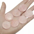 thumbnail image 4 of MATROOY 7Pcs Natural Crystal Palm Stone Engraved Circle Magic Archangel Healing Amulet-Rose Quartz, 4 of 9