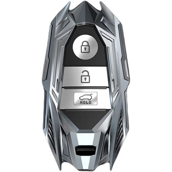 For Kia Metal Key Fob Cover Compatible with Kia Soul Carnival Sedona NIRO Sorento Sportage Rio Forte Optima With keyChain