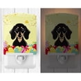 thumbnail image 2 of Caroline's Treasures BB1897CNL Smooth Black and Tan Dachshund Easter Egg Hunt Ceramic Night Light, 6x4x3", multicolor, 2 of 2