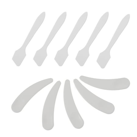 

Hareemi 10Pcs Facial Cream Spoons Creaming Sampling Spoons Facial Cream Spatulas (Transparent)