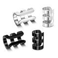 thumbnail image 1 of Kunmingshisd Earcuffs para hombres Clip de acero inoxidable en el cartílago Helix Ear Cuffs Pendientes punk no perforantes Mujeres, 1 of 5