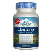 Ridgecrest Herbals Clear Lungs Extra Strength - 60 Capsules