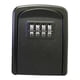 thumbnail image 4 of Caja de seguridad con combinación de 4 dígitos para llaves portátiles, ideal para interiores y exteriores. negro nuevo, 4 of 6