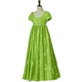 thumbnail image 3 of Elegant Green High Waist Ball Gown, 3 of 8