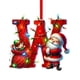 thumbnail image 1 of Adornos navideños, adornos navideños, regalos navideños, árbol de Navidad acrílico 2D, colgante de 26 letras, regalo decorativo, colgantes para fiestas navideñas familiares, objetos colgantes, 1 of 5