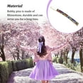 thumbnail image 4 of Bobby Pins Rhinestone Crystal Exquisite Workmanship Sparkling Simple Design Hairpins Barrette Hairstyle OrnamentsWonderful Gift colorful, 4 of 7