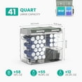 thumbnail image 6 of Alpicool CarRefrigerator, 12V Portable Fridge with Dual Zone and Independent Control, 12V / 24V DC Portable Freezer (-4℉ to 68℉) RV Compressor Fridge Electric Cooler for Outdoor Camping, 6 of 12