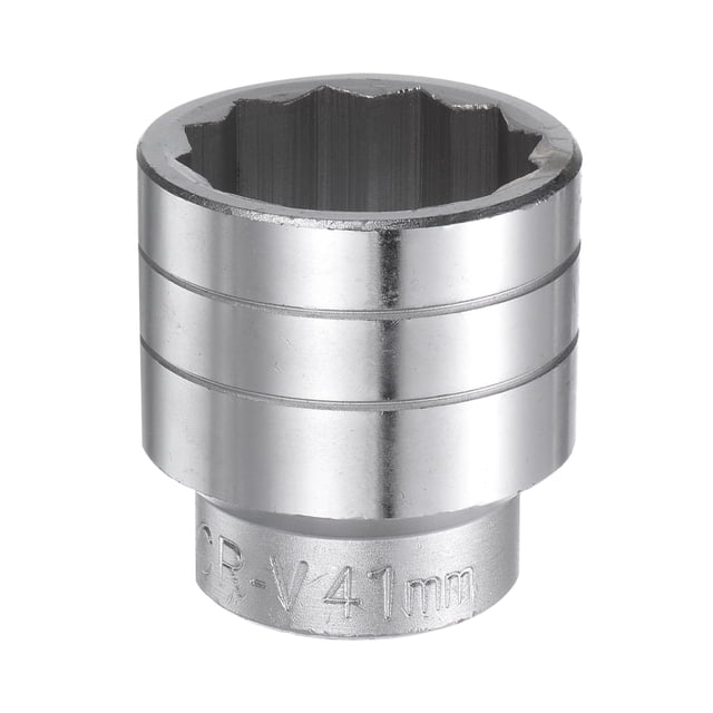 Unique Bargains 41mm 12 Point Shallow Socket 3/4' Drive Standard Metric Chromium Vanadium Steel