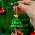 thumbnail image 4 of Fwttom Animal Christmas Tree Ornaments - Adorable Creatures 2D Flat Hanging Holiday Vacation Party Christmas Decorations, Lovely Gift for Family Friends, 4 of 8