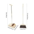 thumbnail image 2 of PTOOTP Floor Cleaning Broom and Dustpan Set with Hanging Hole, Assorted Colors for Easy Storage and Efficient Sweeping, 2 of 7