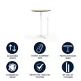 thumbnail image 4 of Kingfisher Lane Round Wood Cocktail Table, 4 of 9