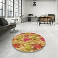thumbnail image 4 of Ahgly Company Machine Washable Indoor Rectangle Transitional Grapefruit Red Area Rugs, 5' x 8', 4 of 7