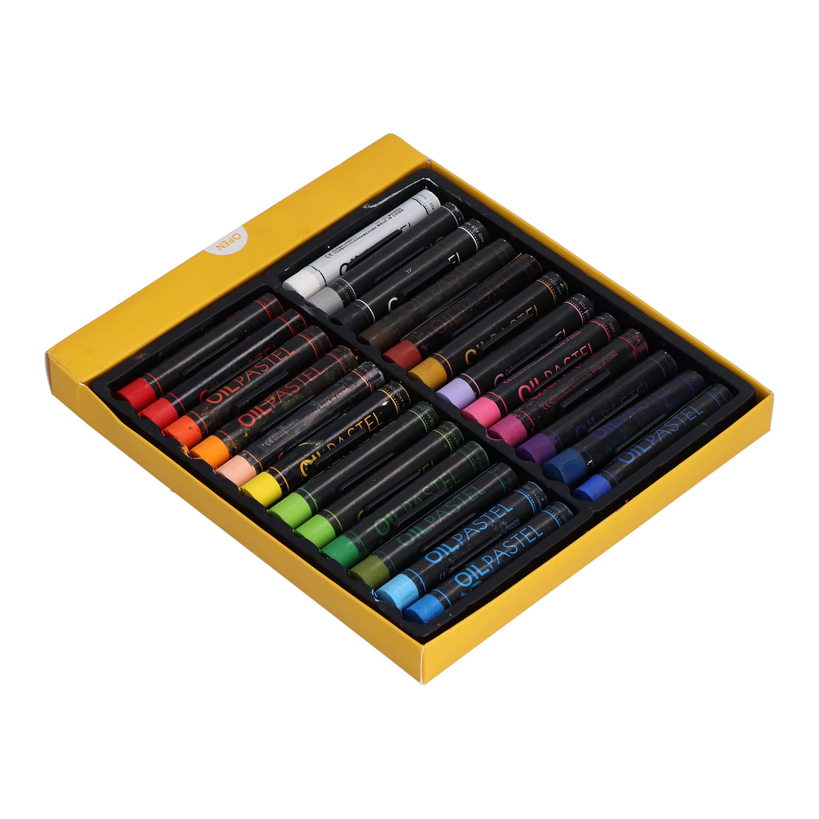 RD18873-Pastels a l'Huile Set 24pcs Gras Crayon Baton Peinture