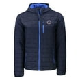 thumbnail image 2 of Men's Cutter & Buck  Navy Chicago Cubs Americana Rainier Primaloft Eco Full-Zip Hooded Jacket, 2 of 3