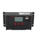 thumbnail image 1 of Controlador de carga solar, controlador de carga solar LCD PWM Controlador solar LCDPWM Controlador de carga solar fotovoltaica LCD Diseño optimizado, 1 of 14