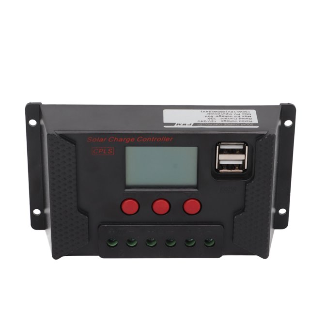 Controlador de carga solar, controlador de carga solar LCD PWM Controlador solar LCDPWM Controlador de carga solar fotovoltaica LCD Diseño optimizado