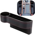 thumbnail image 1 of Car Seat Gap Filler Organizer Between Front Seat Car Organizer And Storage Box, Auto Premium Pu Leather Console With Cup Holder, Car Pocket For Interi, 1 of 5