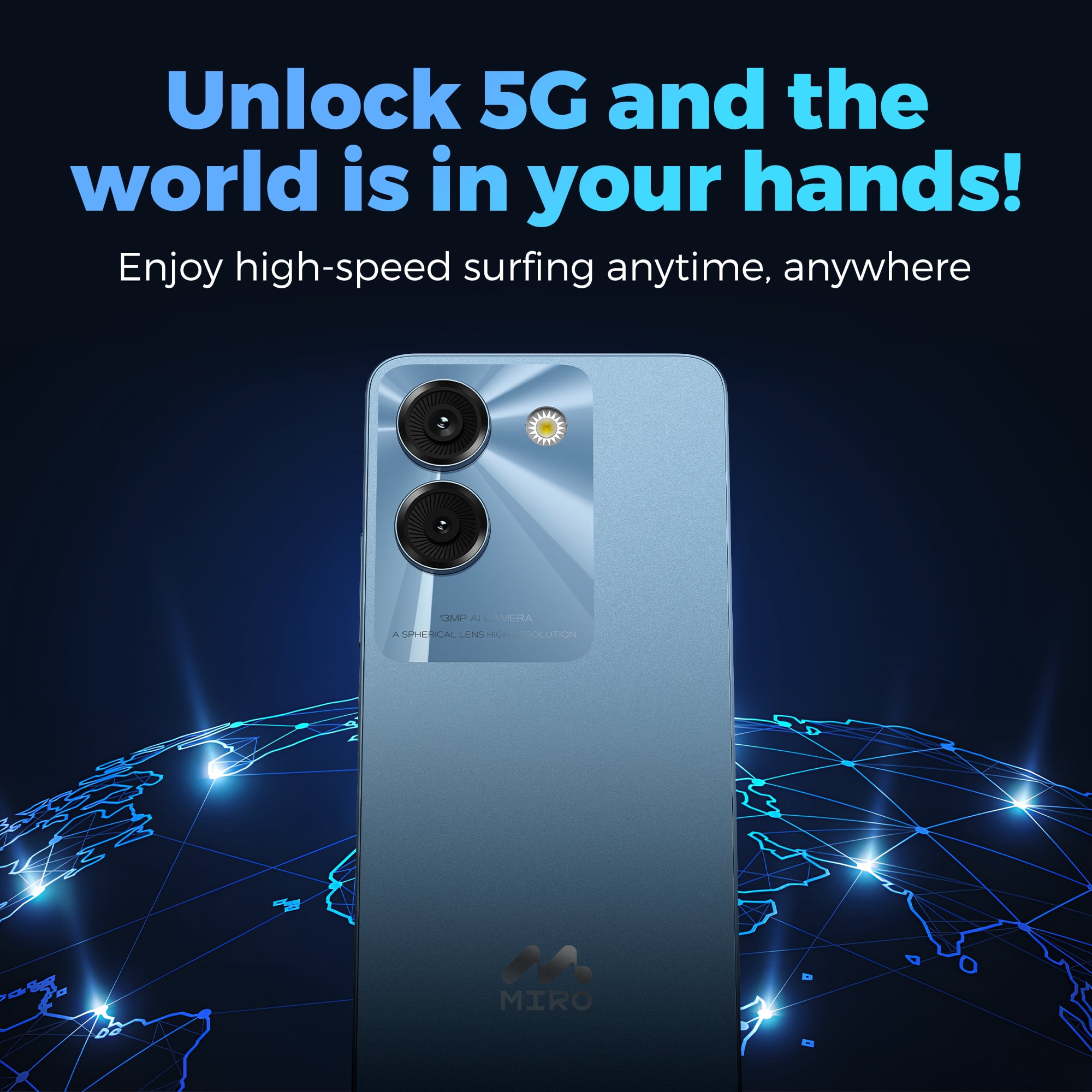 Miro 5G Unlocked Android Smartphone S67 ,6.75