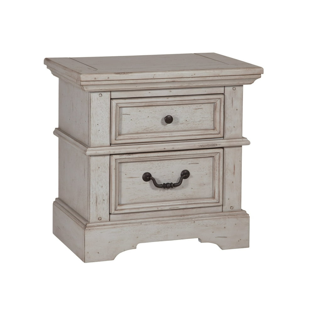 Greyson Living Lakewood Antique Grey Nightstand by