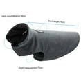 thumbnail image 3 of Barhoo Two Sided Dog Vest Reversible Pet Clothes Autumn Winter Fleece High Grade Fleece Silk Cotton Lining Machine Washable Quick Dry Elegant Gray Warm Thermal Soft Comfortable Indoor Outdoor Wear, 3 of 4