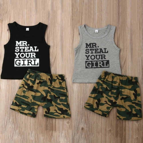baby camo shorts