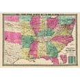 thumbnail image 2 of Phelps 14x11 White Modern Wood Framed Museum Art Print Titled - Military Border Southern States - Phelps 1863, 2 of 4