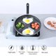 thumbnail image 4 of Olla Para Freír De Cuatro Agujeros, Sartén Gruesa Para Tortilla, Sartén Antiadherente Para Huevos, Tortitas, Bistec, Sartén Para Cocinar Huevos, Jamón, Sartenes Para El Desayuno, Utensilios De Cocina Noticed HA027426-02, 4 of 6