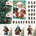 thumbnail image 1 of 2D Acrylic Christmas Countdown Calendar Set Double Printed Ornament Kids Favorite Festive Holiday Decorative Toy, 1 of 6