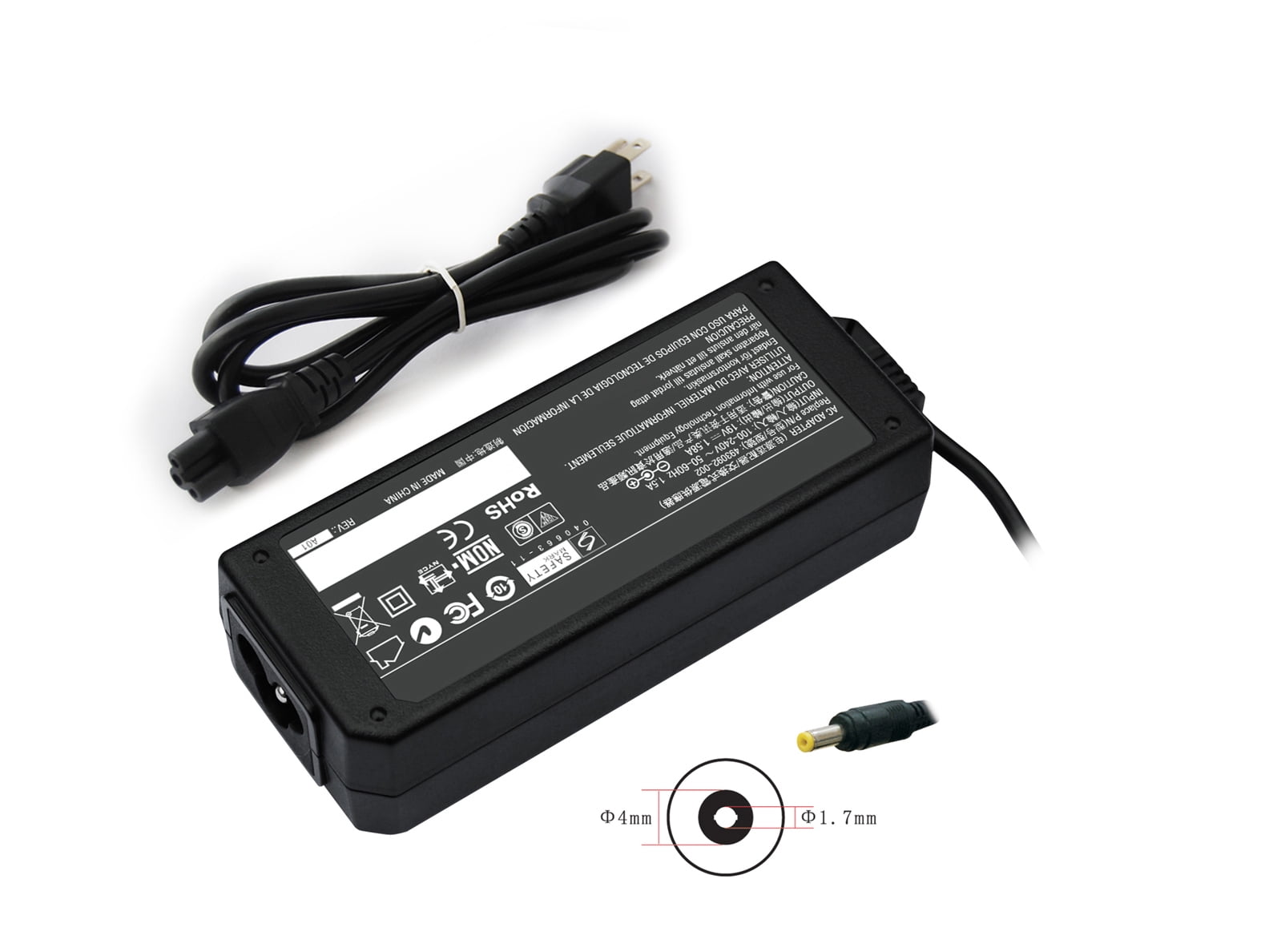 Superb Choice® 30W Adapter for hp mini 110-1120NR 1125NR 1130NR 1131DX  1134CL hp mini 1000 Compaq 110