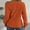 Orange, variant on Womens Sweaters Fashion Metal Buckle Strap Cold Shoulder Long Sleeve Knitwear Autumn Street Casual Pullover Tops