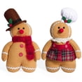 thumbnail image 6 of Gingerbread Man Christmas Decoration Gingerbread Man Baby Doll Cute Party Wool Gingerbread Man Toy Decoration, 6 of 10