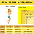 thumbnail image 3 of LHSHID Retirement Throw Blanket Soft Fuzzy Warm Flannel Blankets for Women Men Light Blue Modern Throws Farewell Gift for Coworker 50x60in, 3 of 6