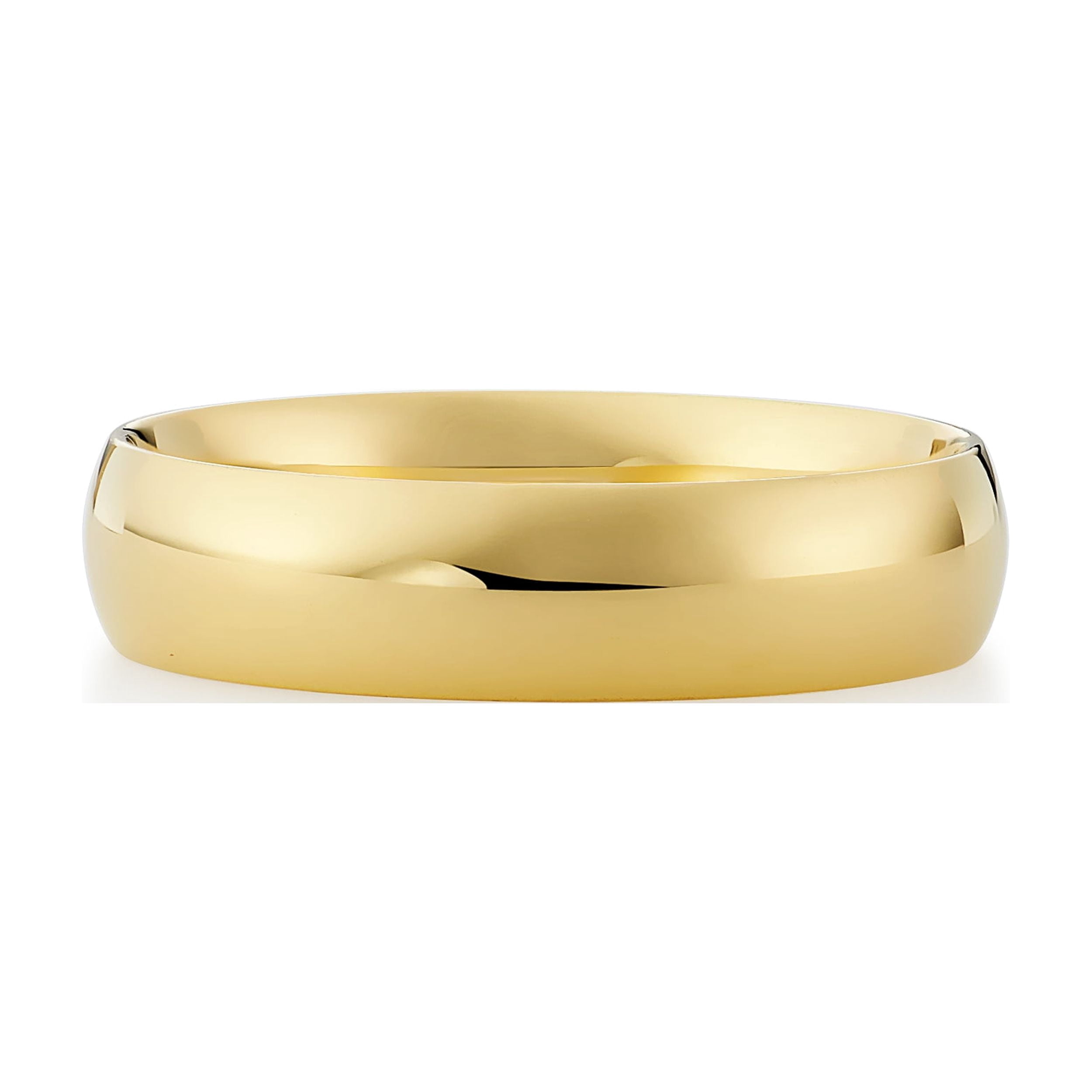 Oxford Ivy Oxford Ivy Men's 10K Yellow Gold 5mm Comfort Fit Plain Wedding Band Size 13