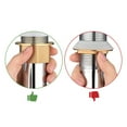 thumbnail image 4 of Aquaterior 2 Pack Square Porcelain Above Counter Vessel Sink Ceramic Basin, 4 of 9